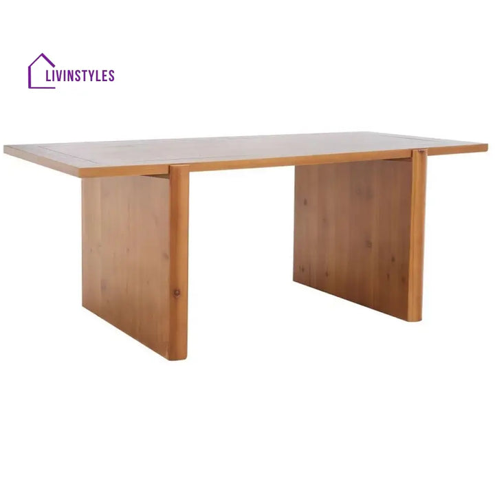 Darvina Sheesham Wood Rectangle Shape Coffee Table for Living Room