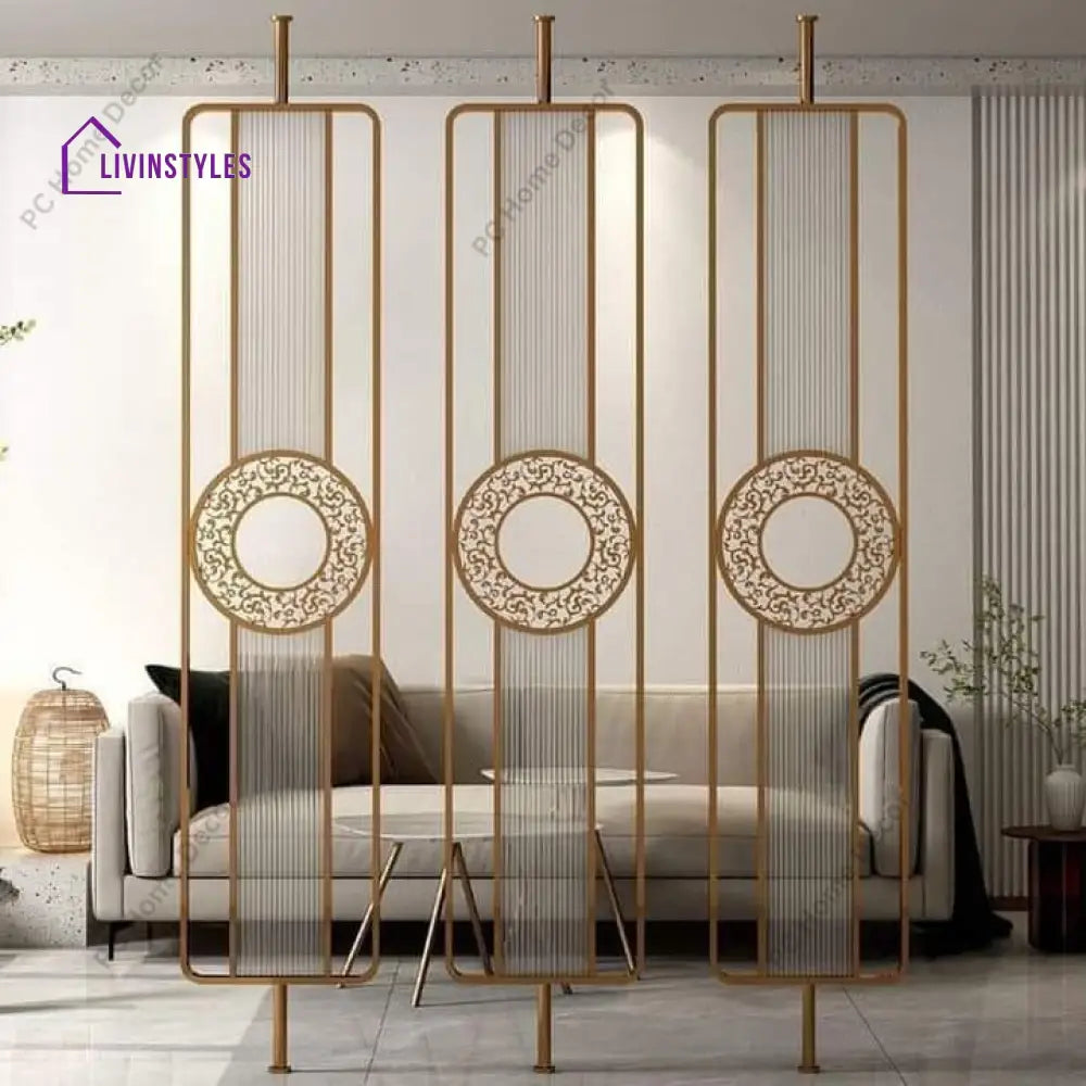 Deepika Metal Partition With Glass (8Feet × 5 Feet)