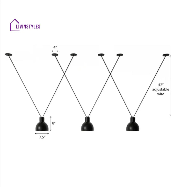 Demeanor V-Cluster Pendant Light Hanging Lamp