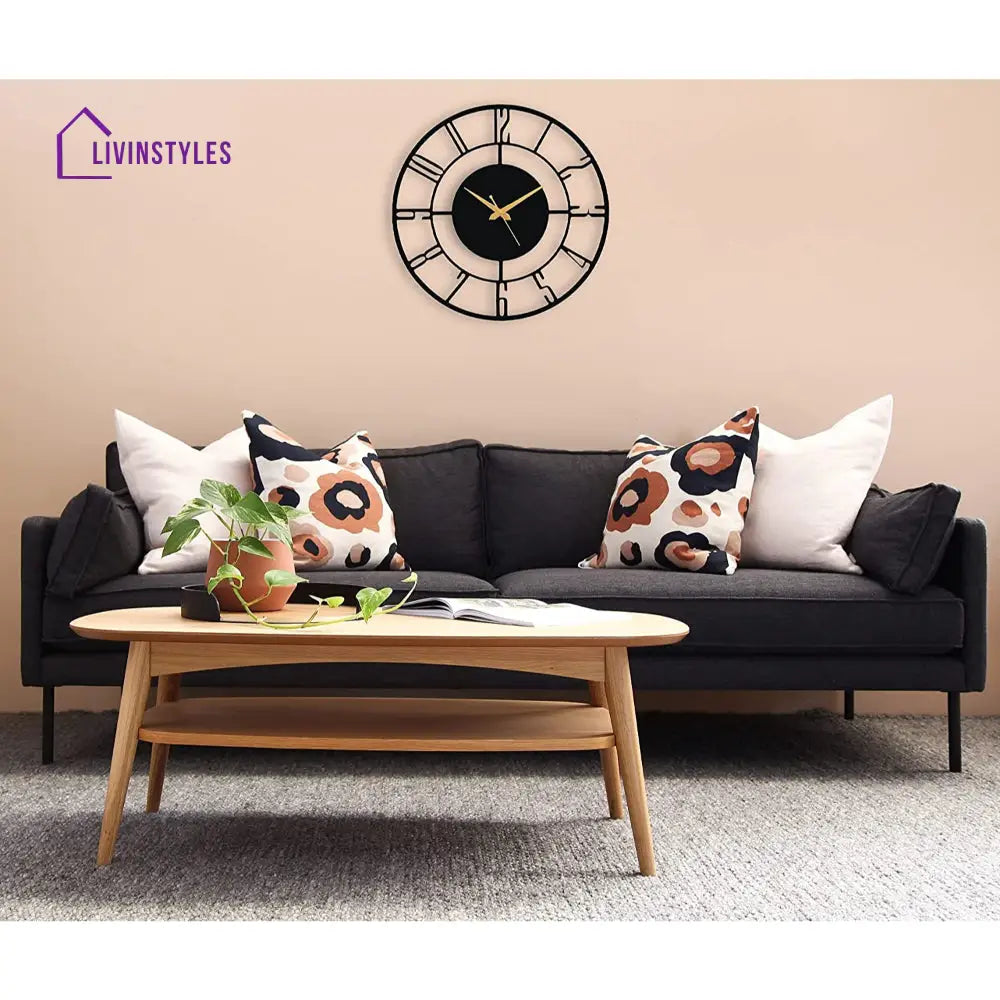 Designer Number Metal Wall clock