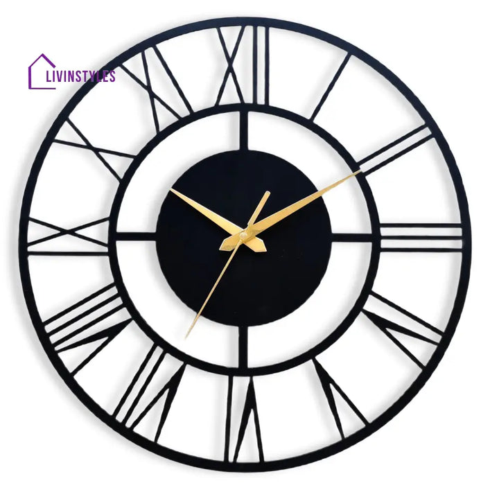 DESIGNER ROMAN METAL WALL CLOCK