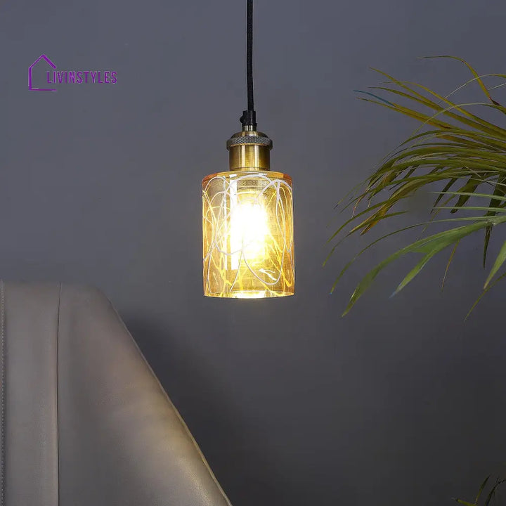 Dexter Transparent Glass Hanging Light By Ss Lightings Lamp