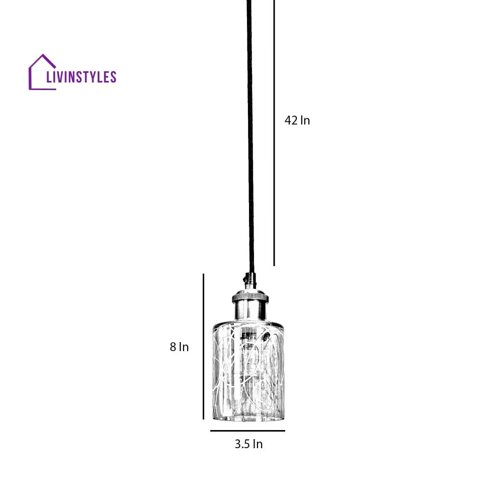 Dexter Transparent Glass Hanging Light By Ss Lightings Lamp