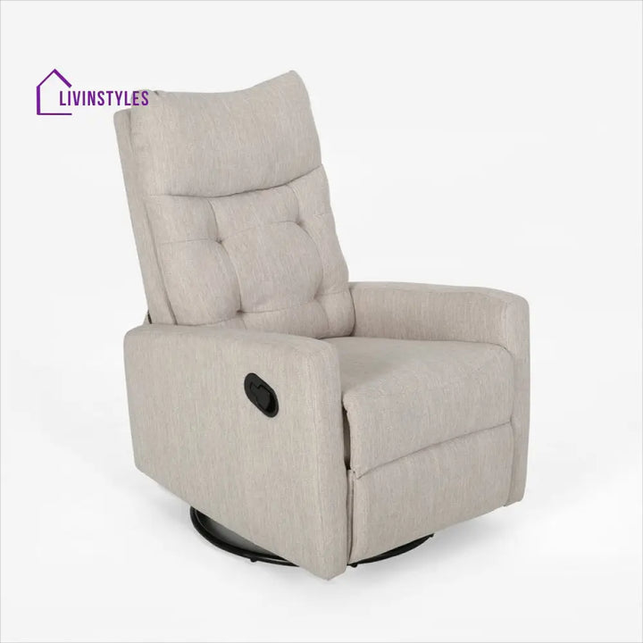 Dhara 1 Seater Manual Rocking And Revolving Recliner