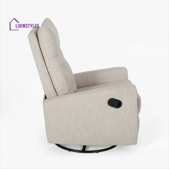 Dhara 1 Seater Manual Rocking And Revolving Recliner