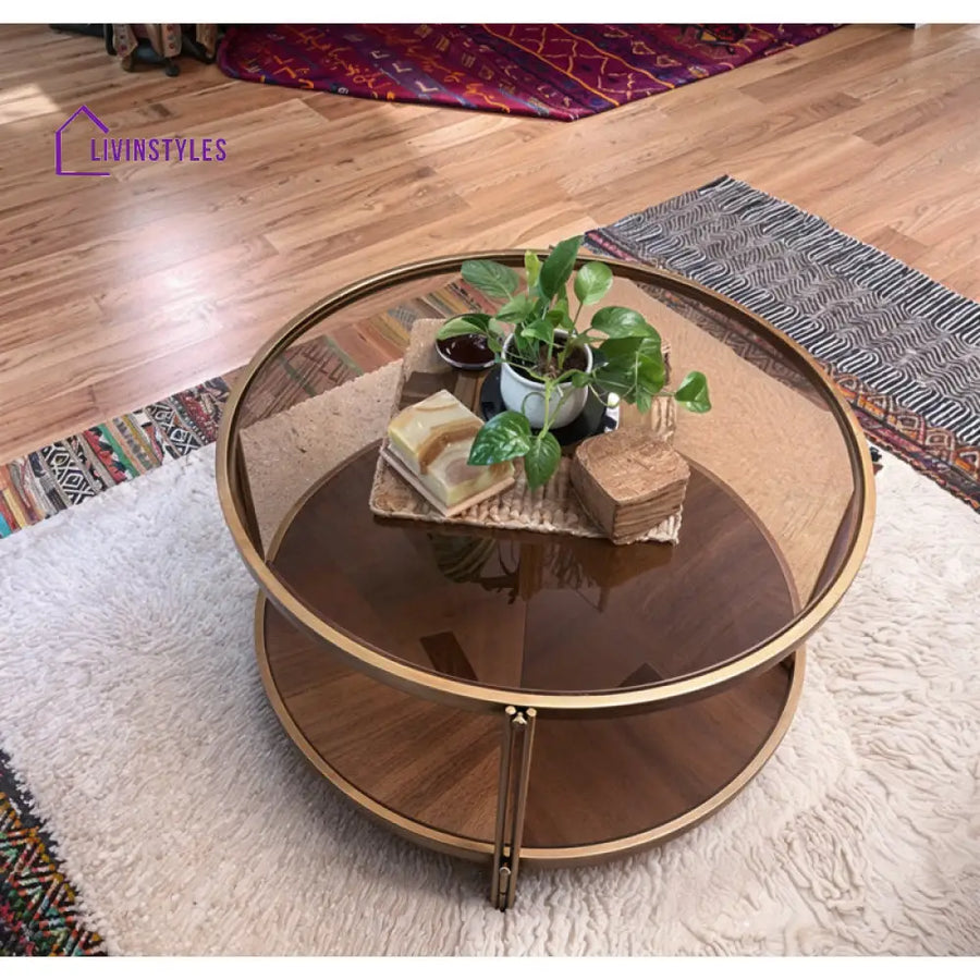 Dhruv Metal Coffee Table For Living Room