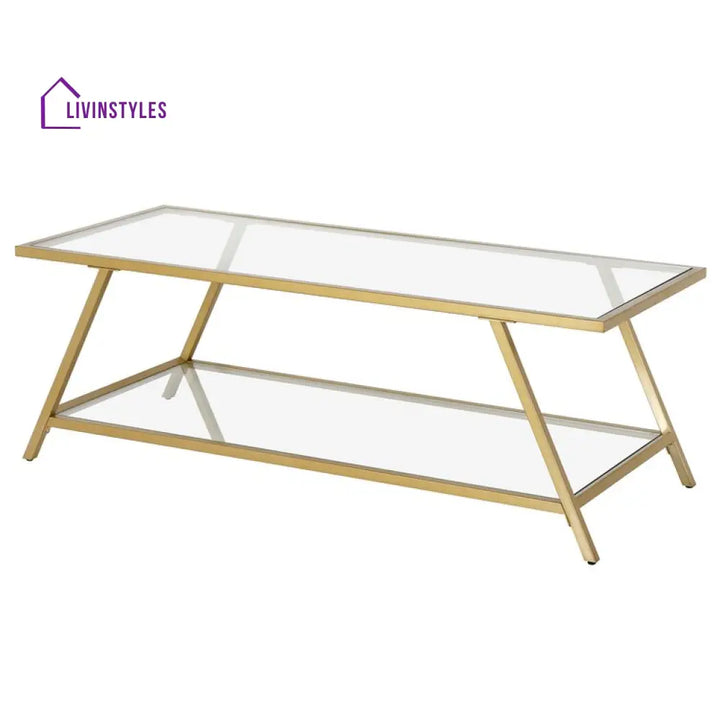 Dhruv Metal Coffee Table For Living Room