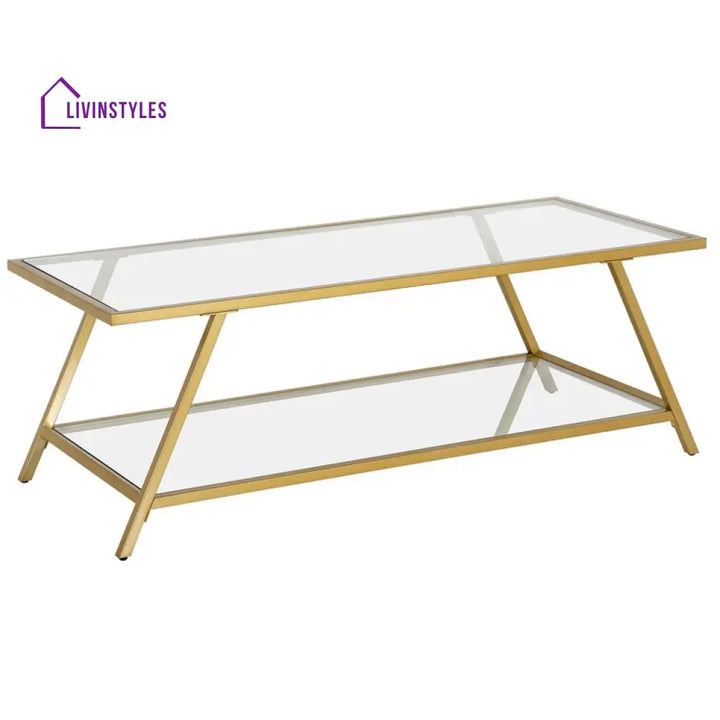 Dhruv Metal Coffee Table For Living Room