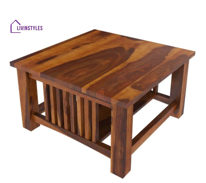 Disha Solid Wood Coffee Table For Living Room