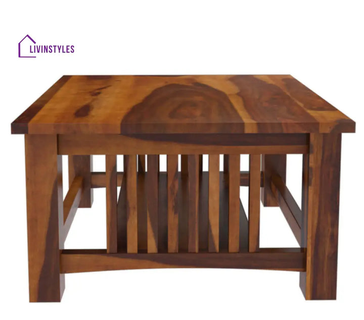 Disha Solid Wood Coffee Table For Living Room