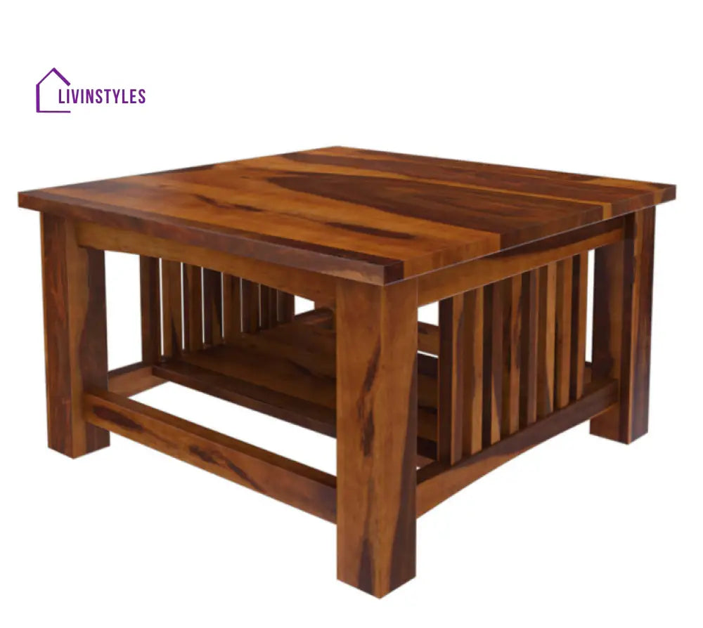 Disha Solid Wood Coffee Table For Living Room