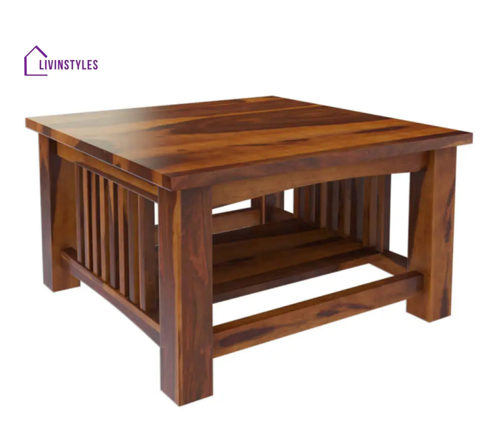 Disha Solid Wood Coffee Table For Living Room