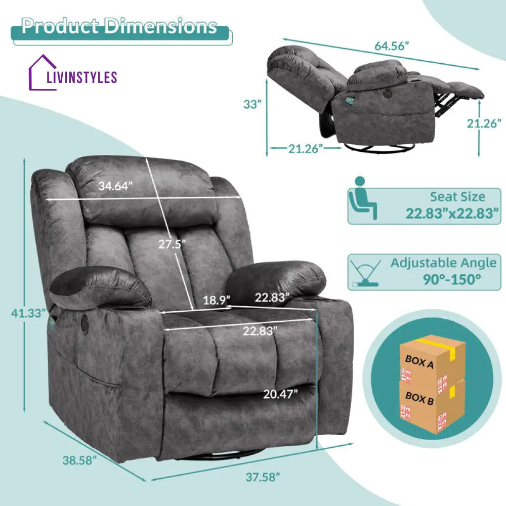 Divine 1 Seater Manual Recliner