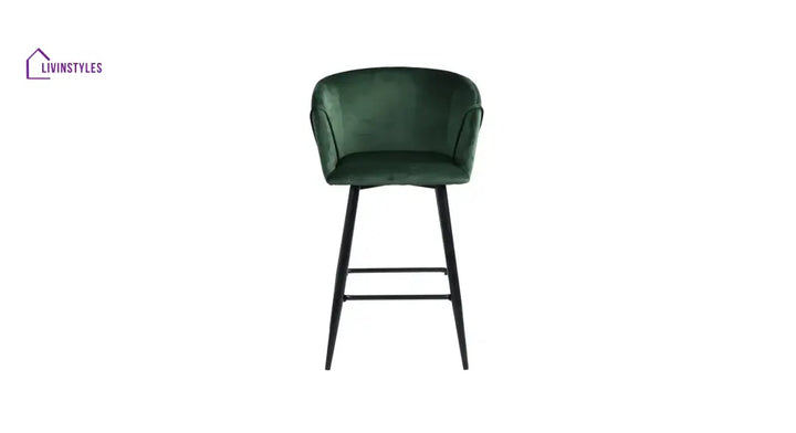 Green Color Clea Counter Stool