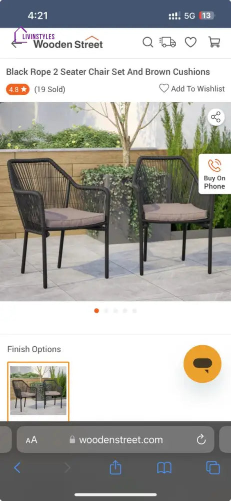 Dr Priyanka Ji Reddy Custom Order - Set Of 2 Chairs