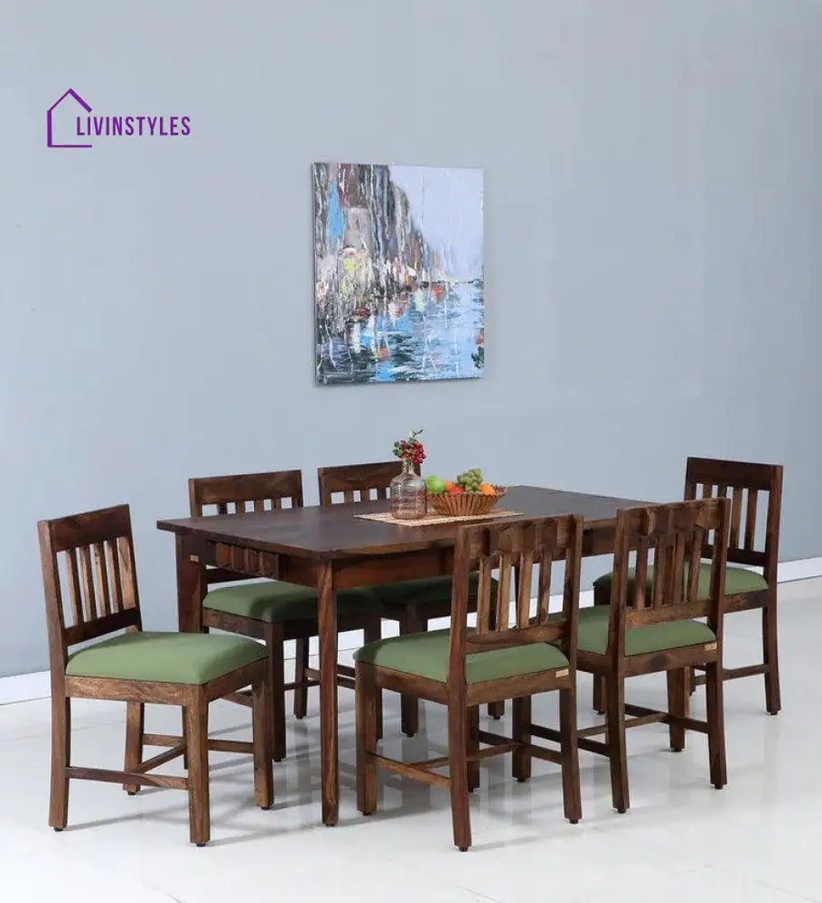 Eden Sheesham Wood 6 Seater Dining Set Dining Set