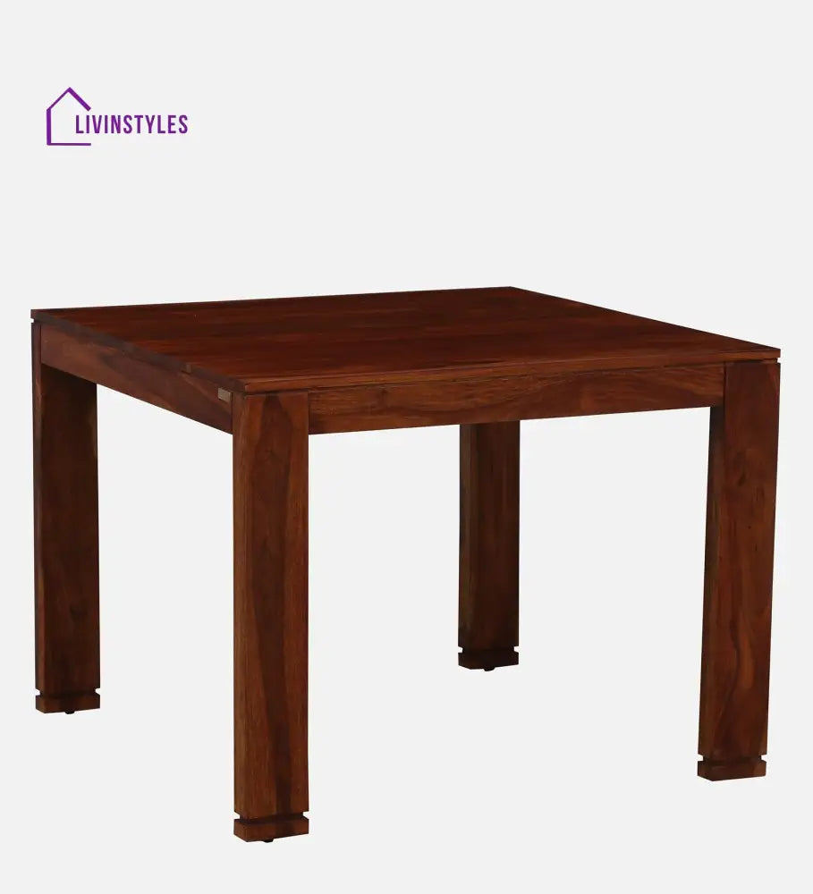 Eduard Sheesham Wood 4 Seater Dining Set In Honey Finish Dining Set