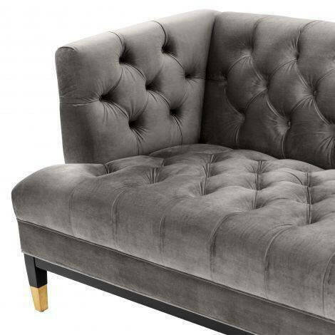 Kuzma Sofa Grey Velvet