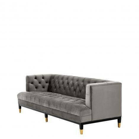 Kuzma Sofa Grey Velvet