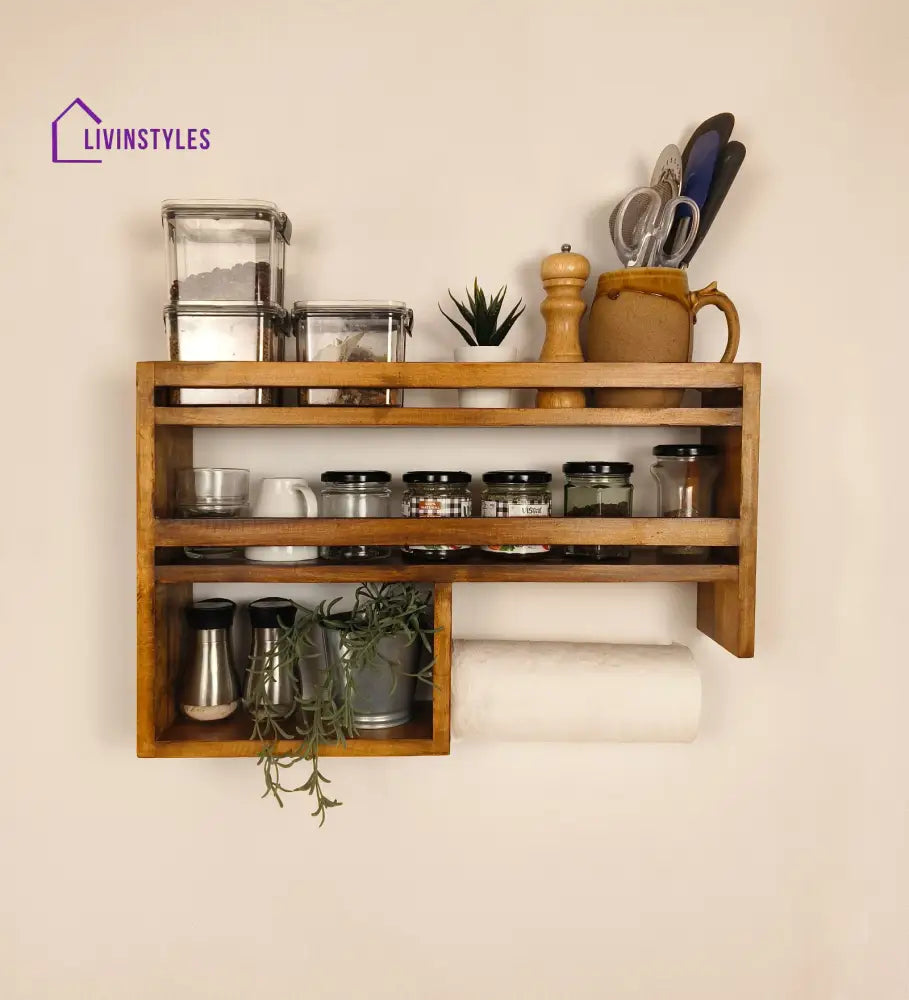 Eleanor Wooden Kitchen Storage Rack