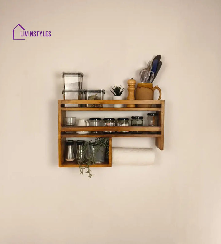 Eleanor Wooden Kitchen Storage Rack