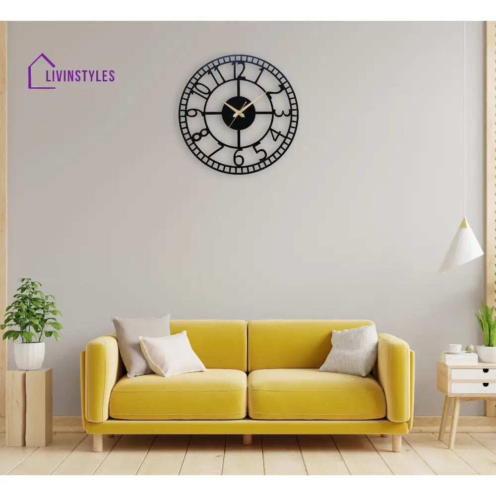 Elegant Simple Number Wall Clock