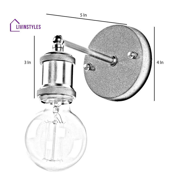 Elements Black Metal Wall Light By Ss Lightings Lamp