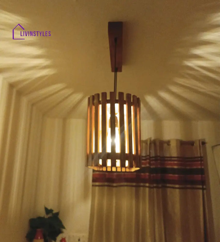 Elora 24 Centrum Wooden 2 Series Hanging Lamp Lamps