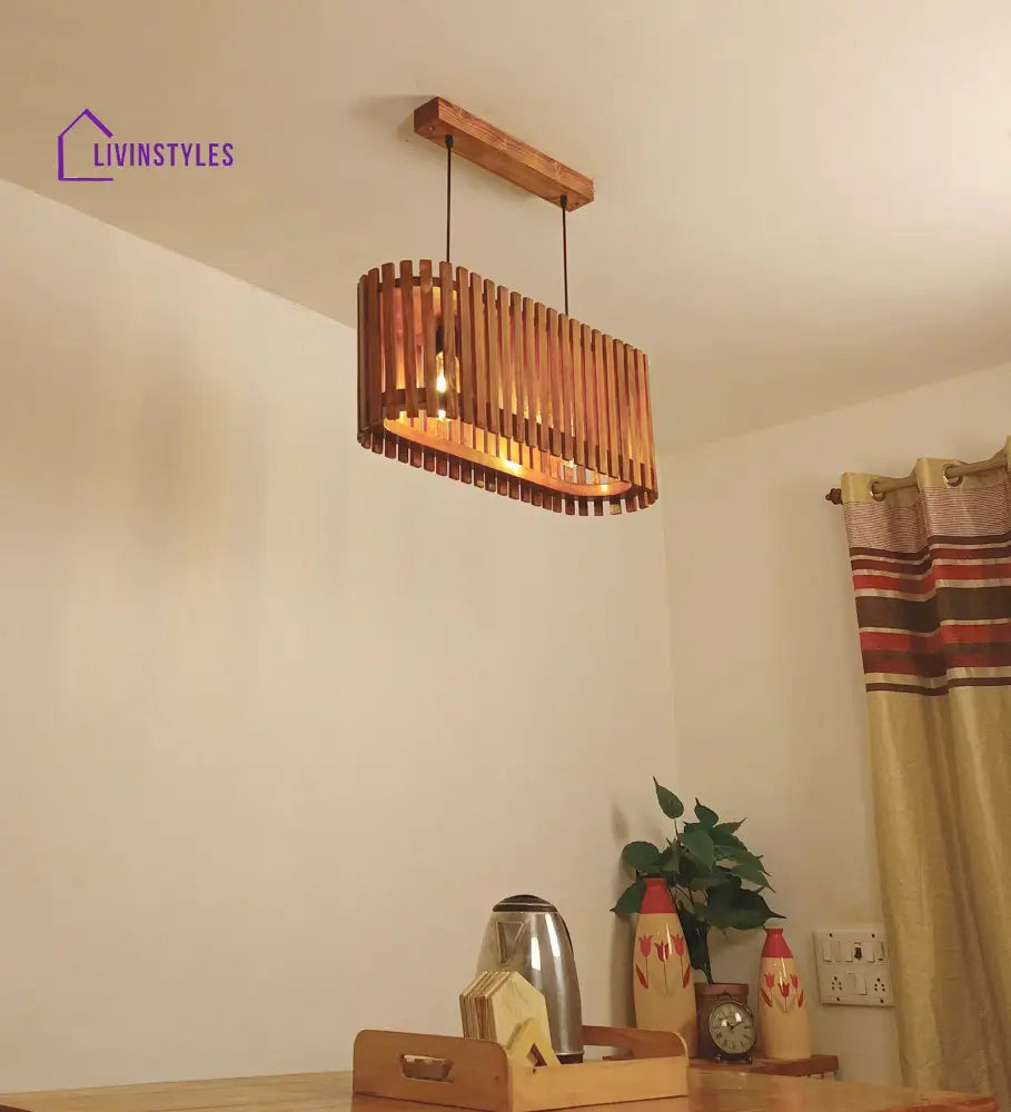 Elora 24 Centrum Wooden 2 Series Hanging Lamp Lamps