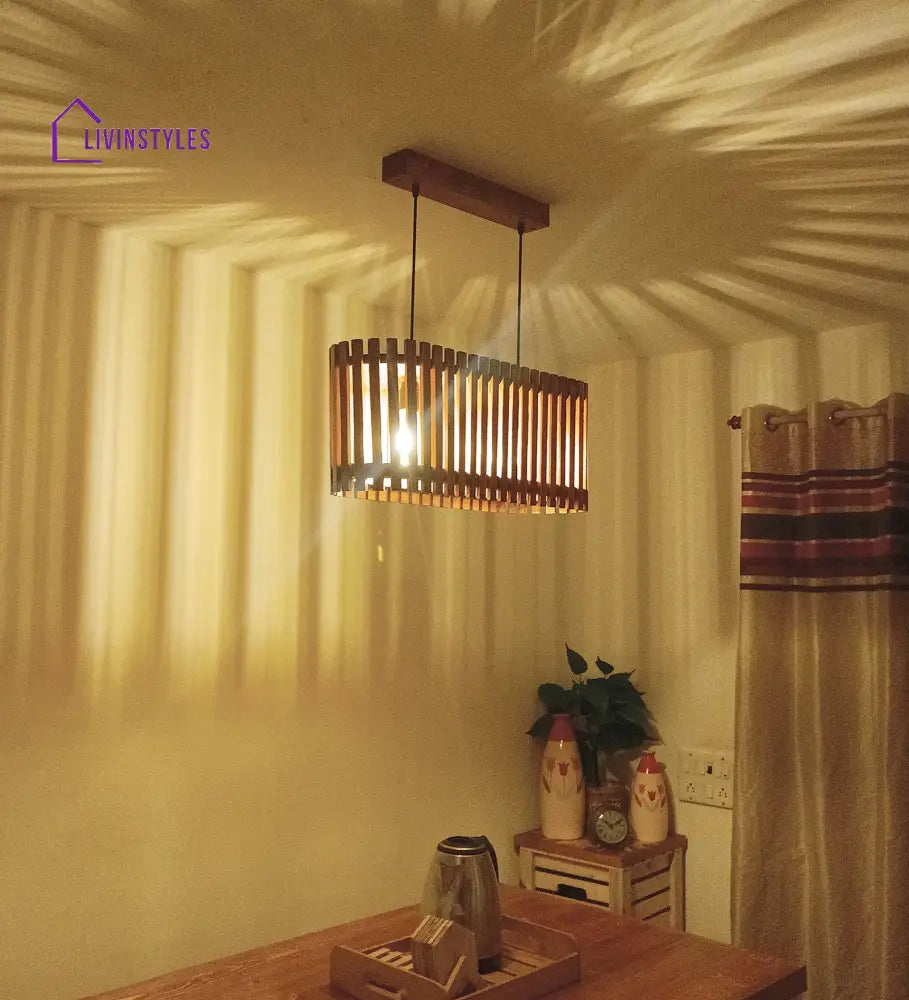 Elora 24 Centrum Wooden 2 Series Hanging Lamp Lamps