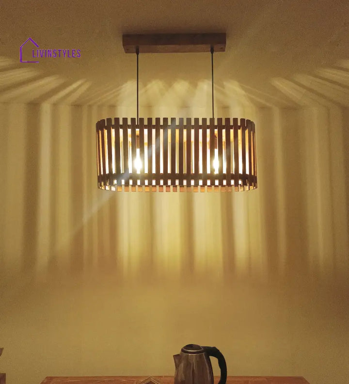 Elora 24 Centrum Wooden 2 Series Hanging Lamp Lamps