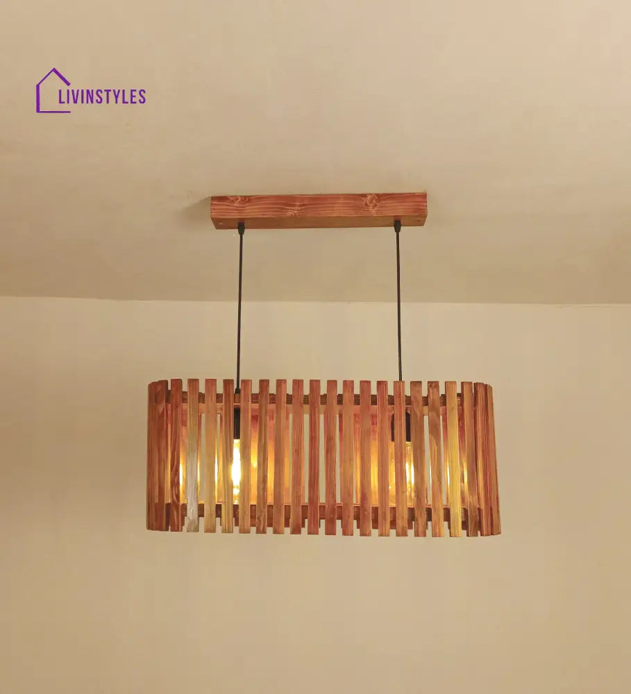 Elora 24 Centrum Wooden 2 Series Hanging Lamp Lamps