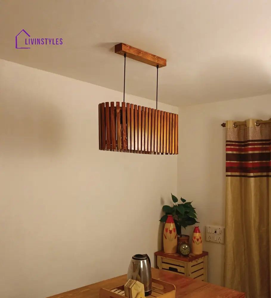 Elora 24 Centrum Wooden 2 Series Hanging Lamp Lamps