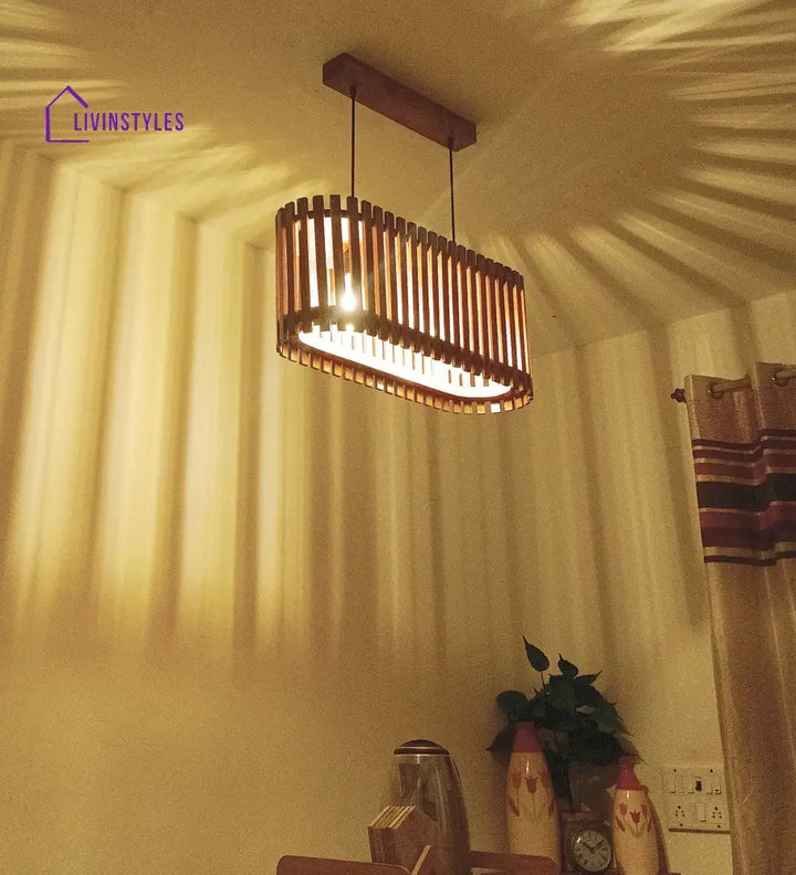 Elora 24 Centrum Wooden 2 Series Hanging Lamp Lamps