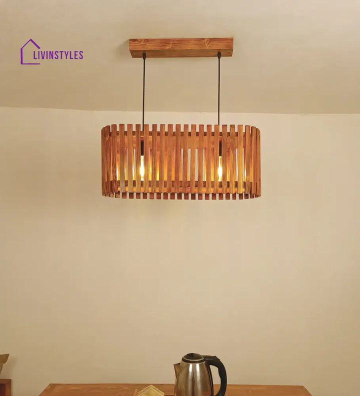 Elora 24 Centrum Wooden 2 Series Hanging Lamp Lamps