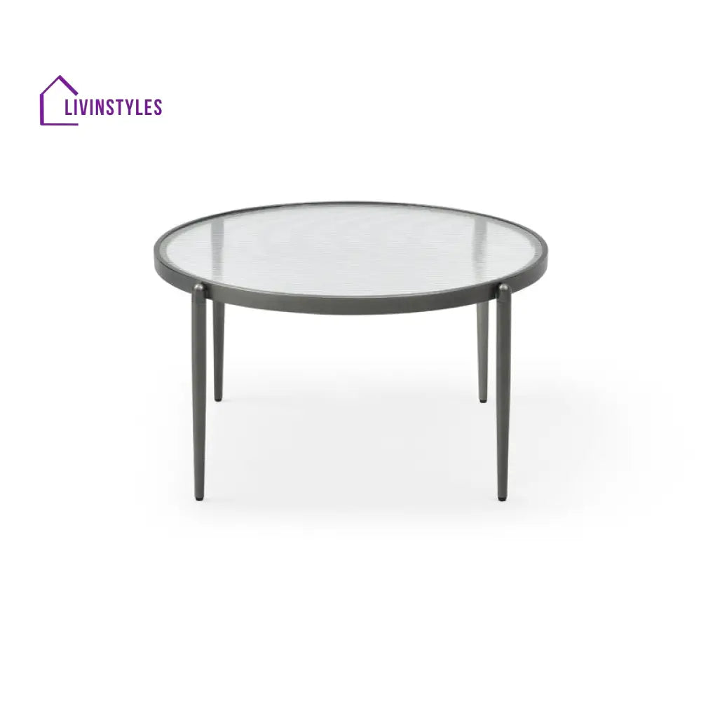 Ember Stainless Steel Coffee Table For Living Room