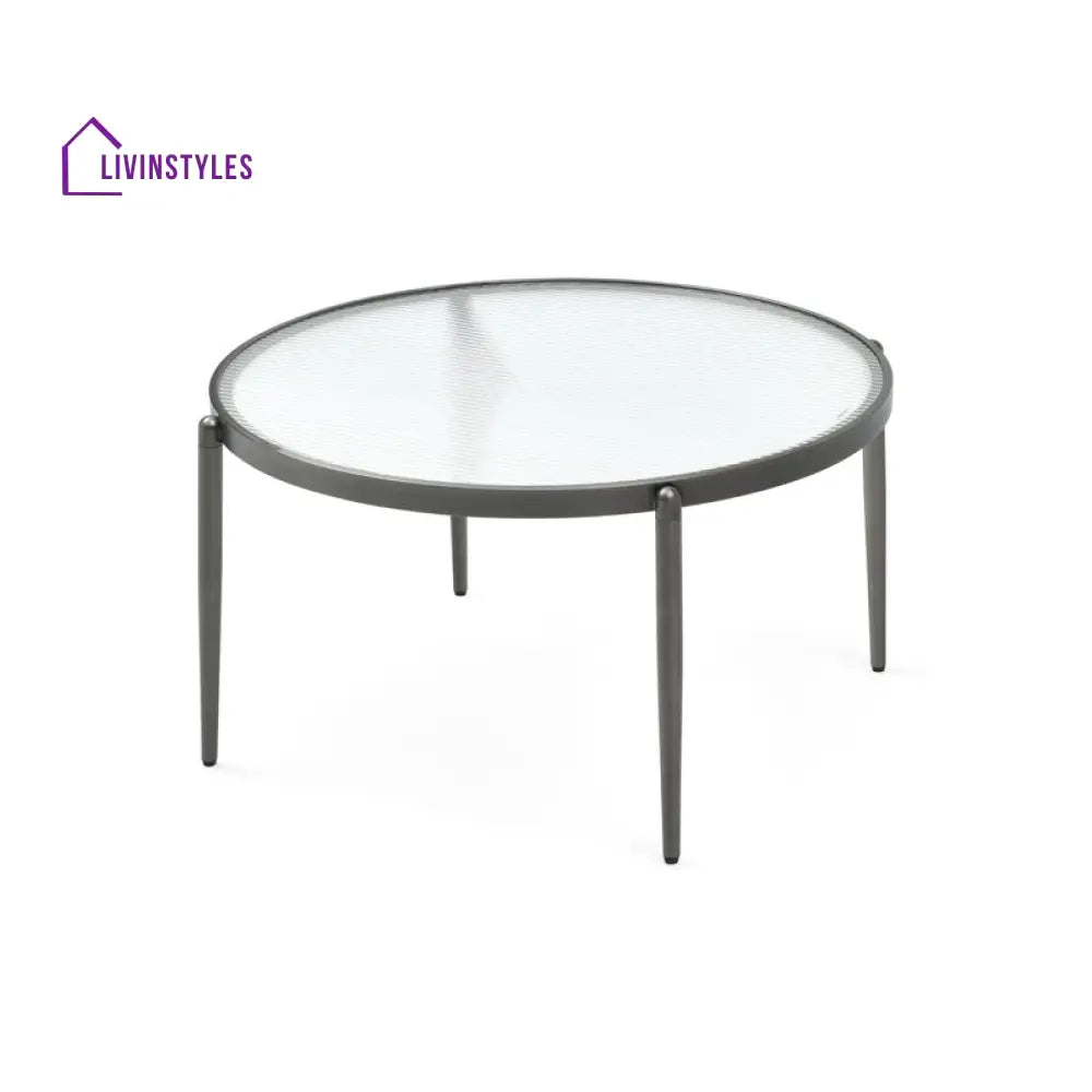 Ember Stainless Steel Coffee Table For Living Room