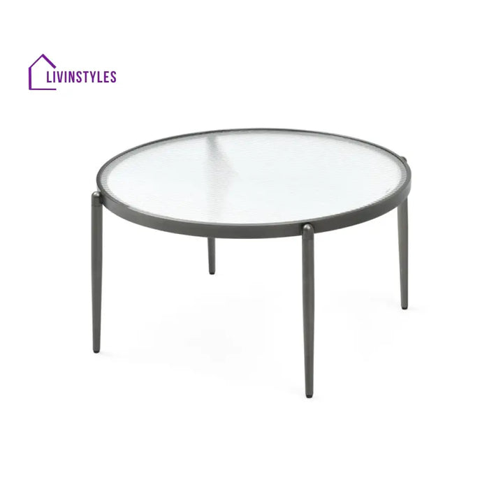 Ember Stainless Steel Coffee Table For Living Room