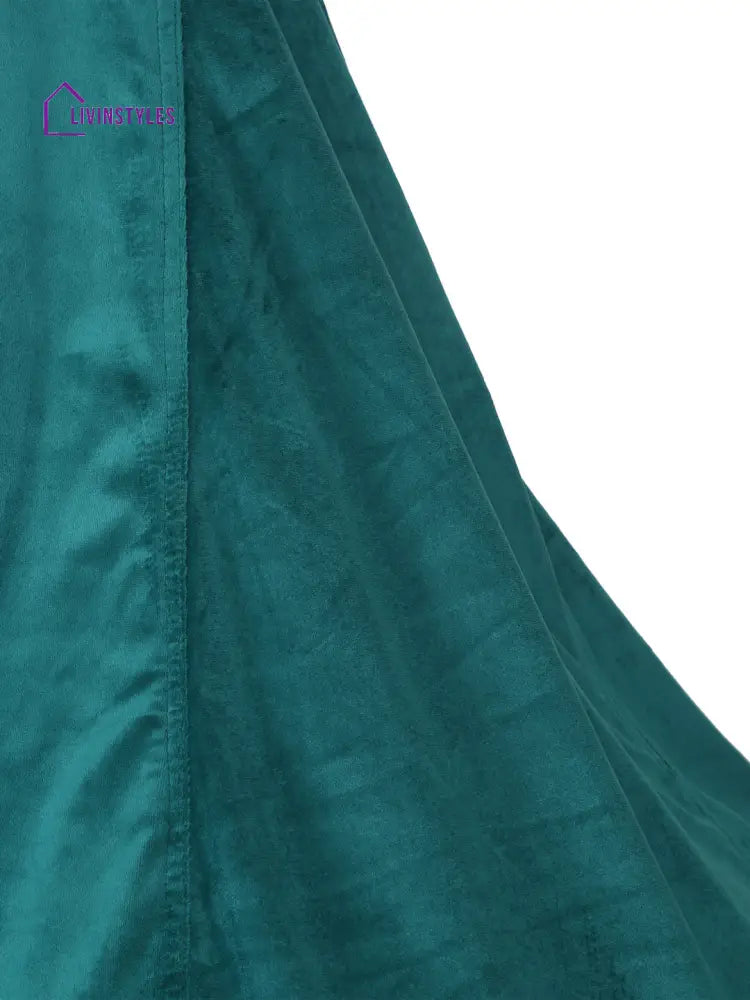 Emerald Solid Velvet Xxl Bean Bag Cover