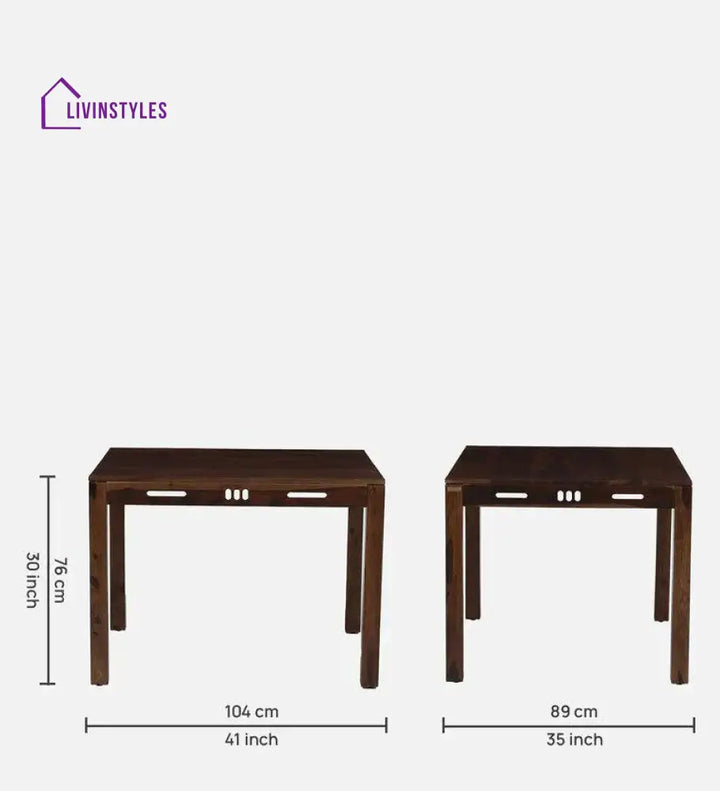 Emirkhan Sheesham Wood 4 Seater Dining Set Dining Set