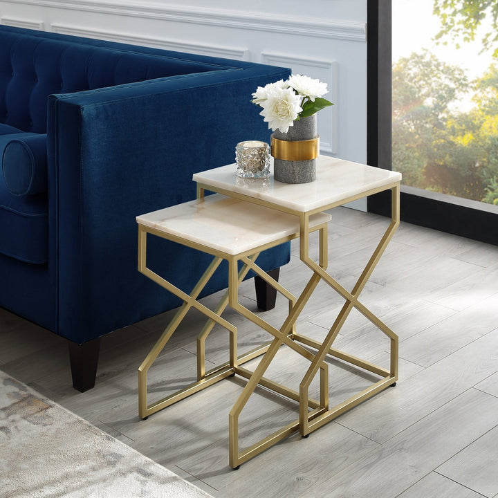 End Table - Malou Square Top Nesting End Table