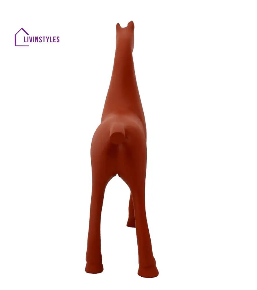 Enigmatic Equine Sculpture Terracotta