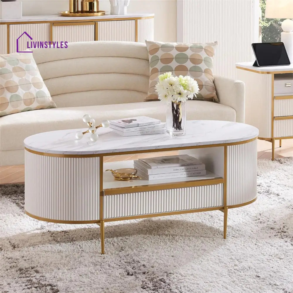 Esha Metal Coffee Table For Living Room