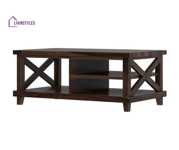 Eshita Solid Wood Coffee Table For Living Room