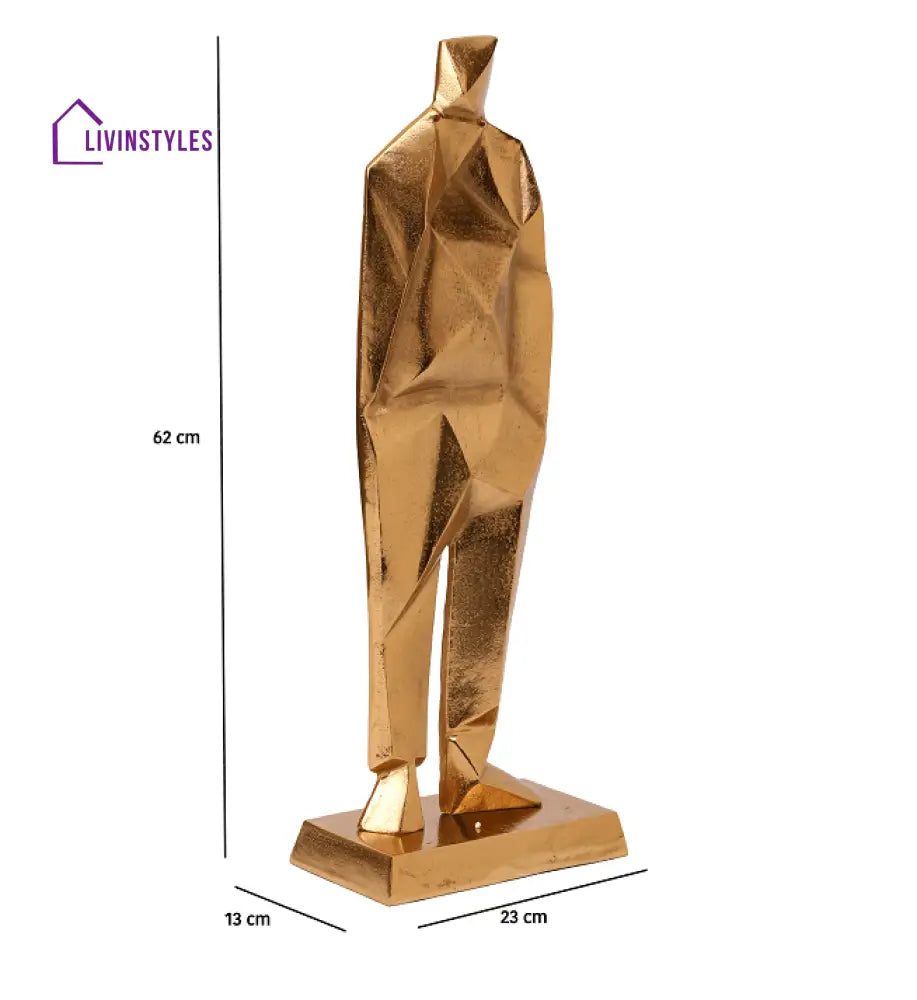 Ethan - The Dreamer Sculpture Gold