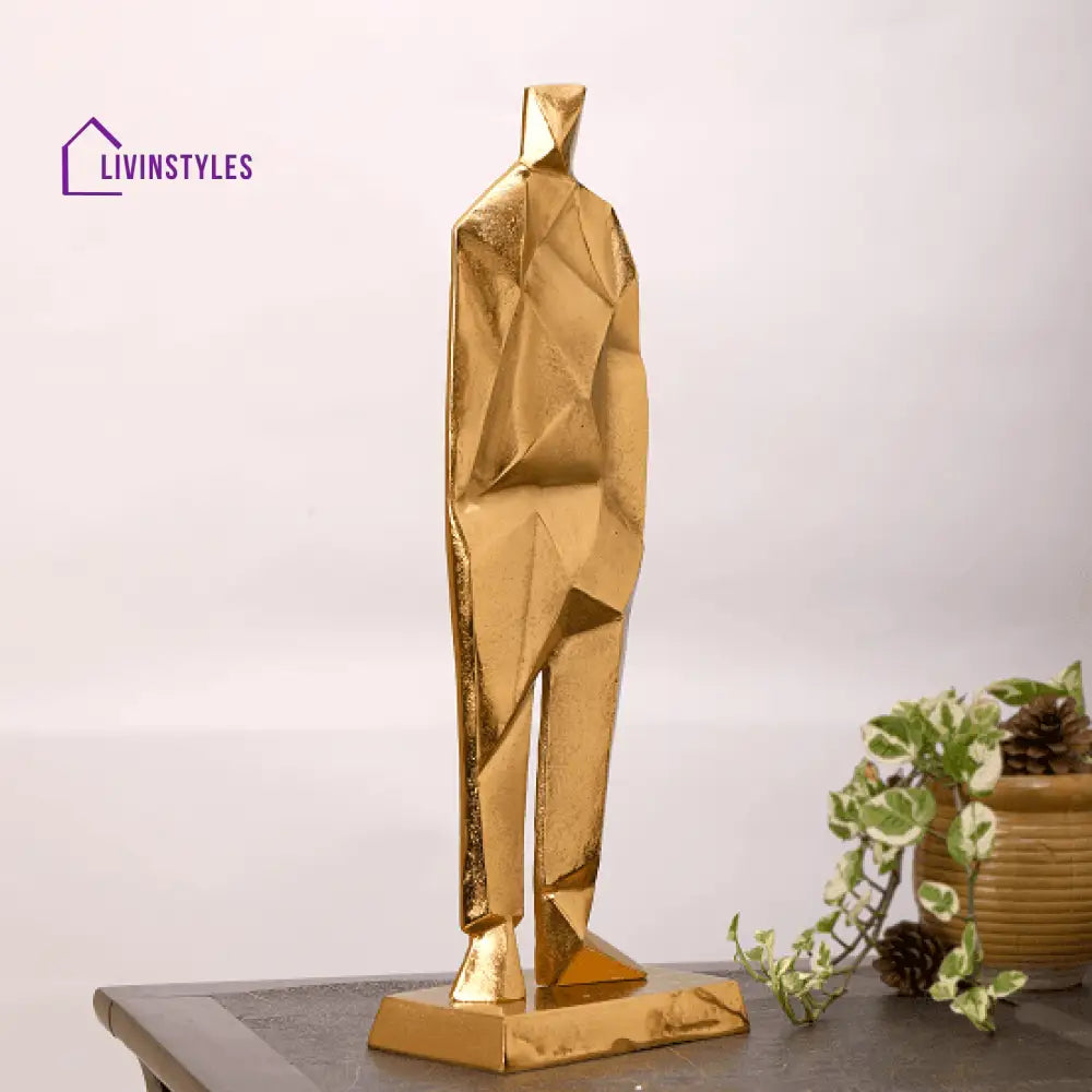 Ethan - The Dreamer Sculpture Gold