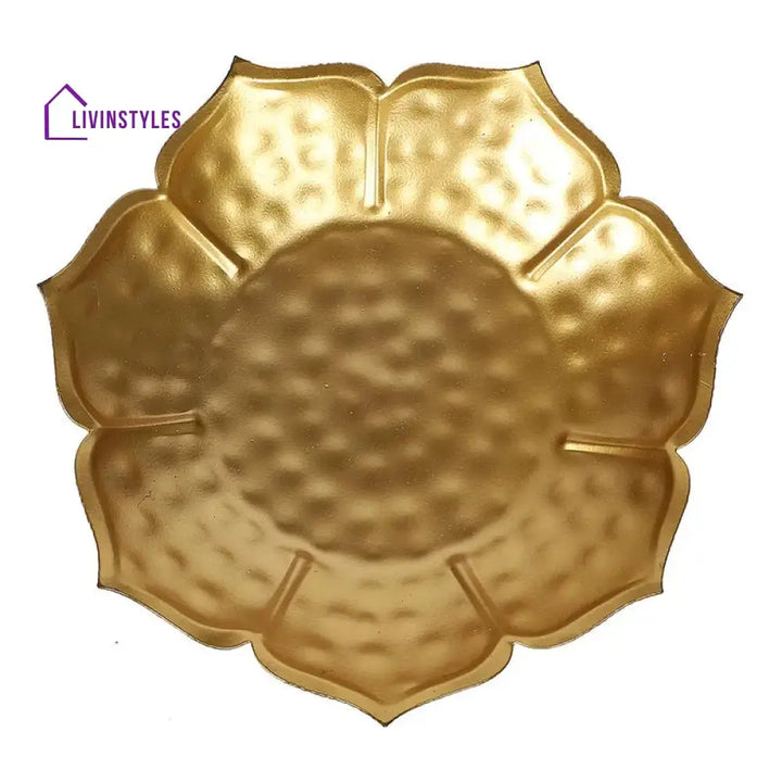 Ethnic Sunflower Brass Golden Urli