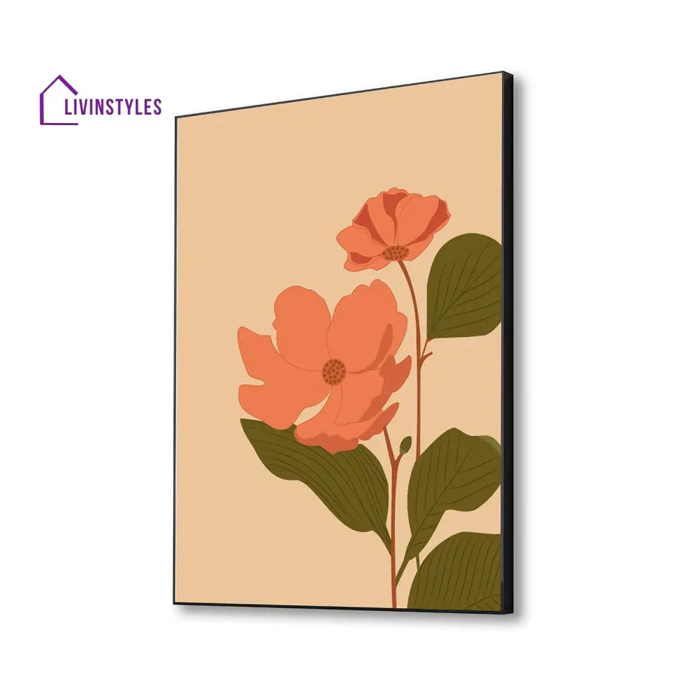 Exquisite Botanical Art Print: Captivating Canvas Wall Wainting Painting