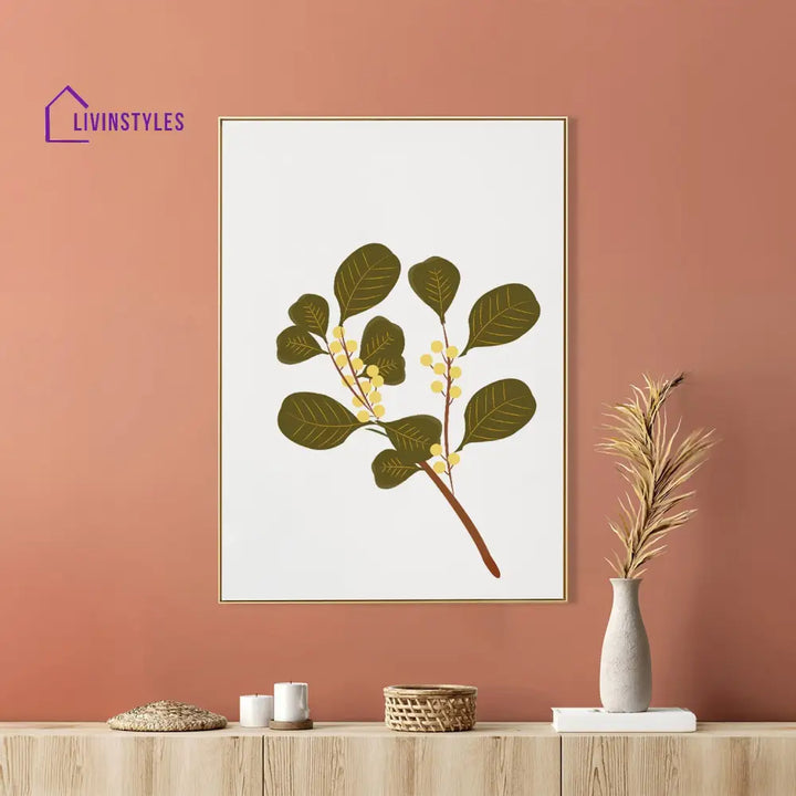 Exquisite Botanical Art Print: Captivating Canvas Wall Wainting Painting