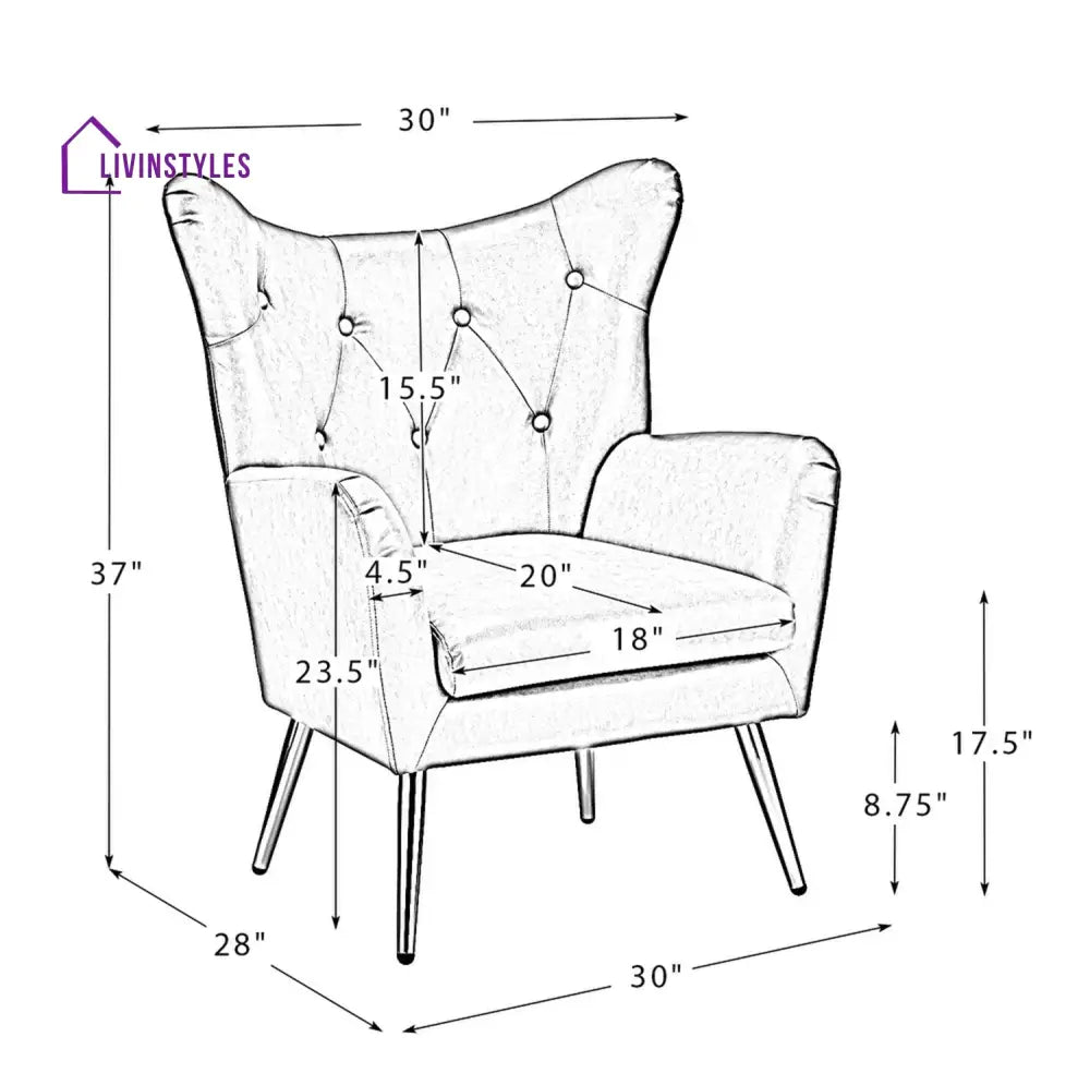 Extravagant Faux Leather Lounge Chair Brown Furniture